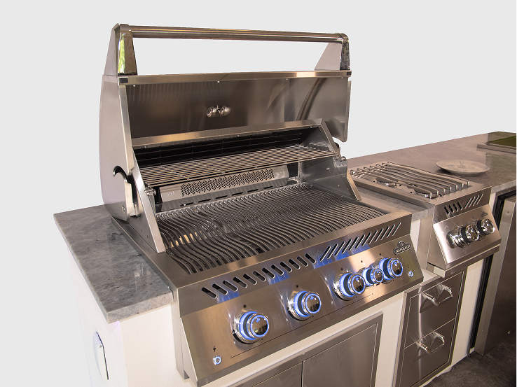 Premium stainless steel outdoor kitchen grill